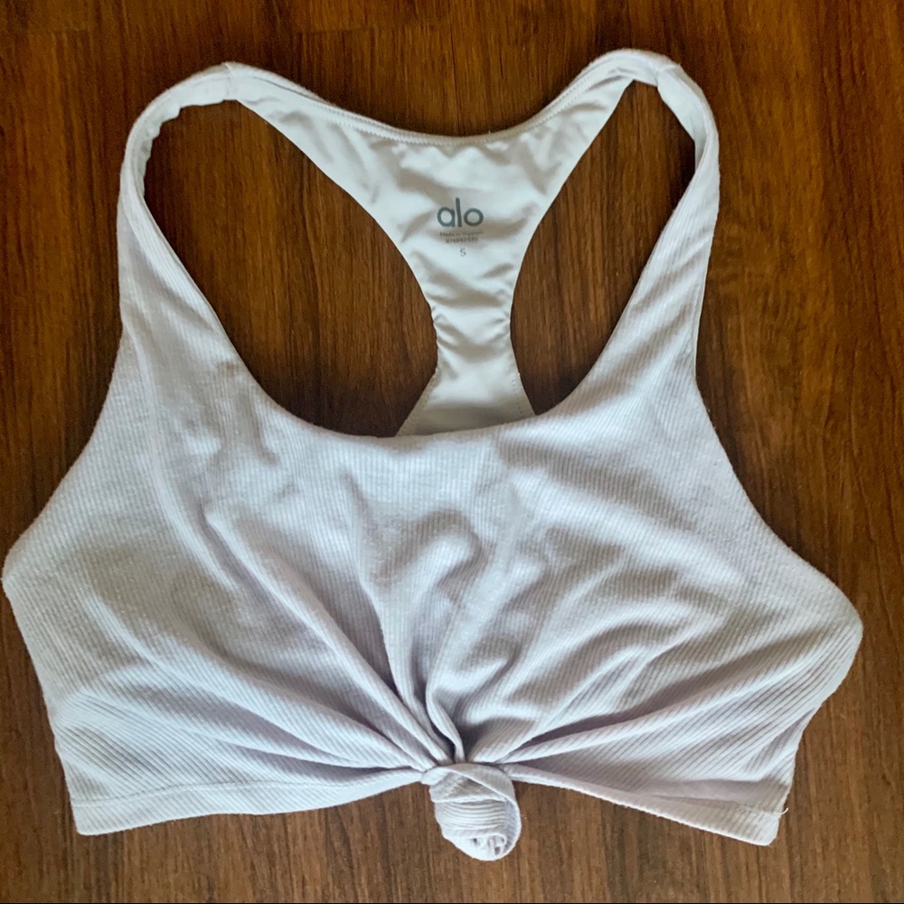 Alo Knot Cropped Top / Sports Bra